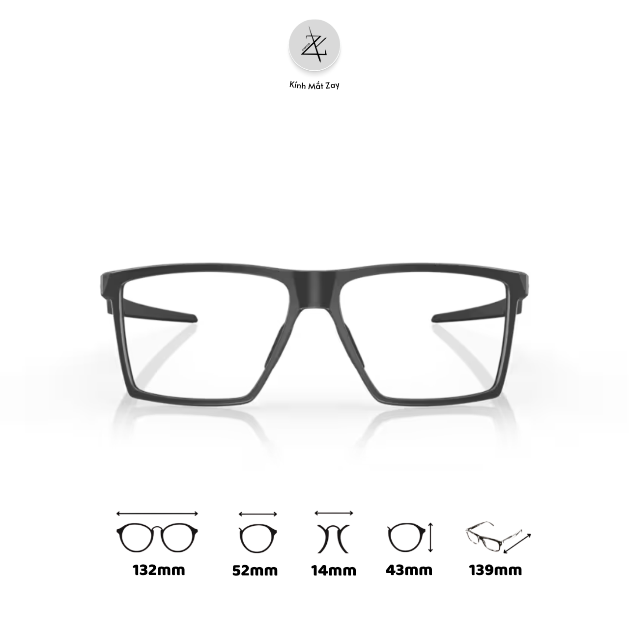  Gọng kính thể thao Oakley Futurity 0OX8052 dáng vuông O Matter™ chính hãng fullbox 