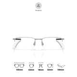  Gọng kính nửa khung Oakley Barrelhouse 0.5 0OX3174 dáng chữ nhật kim loại C-5™ Alloy chính hãng fullbox 