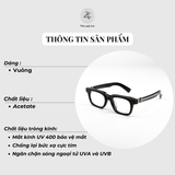  Gọng kính CH SEE YOU IN TEA dáng vuông nhựa acetate 
