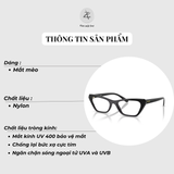Gọng kính Vogue 0VO5670 dáng mắt mèo nhựa Nylon chính hãng fullbox