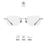  Gọng kính khoan Bolon BR1000 dáng đa giác titanium chính hãng fullbox 
