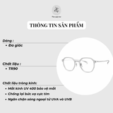  Gọng kính Bolon BJ5066 dáng đa giác nhựa & titanium chính hãng fullbox 
