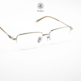  Gọng kính xẻ cước Chrome Hearts CH8031 dáng chữ nhật nữa khung Titanium cao cấp 