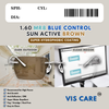  Tròng kính Đổi màu Nâu Lọc ánh sáng xanh Chống bể Mỏng 1.60 MR8 Vis Care Sun Active Brown AR Blue chính hãng 