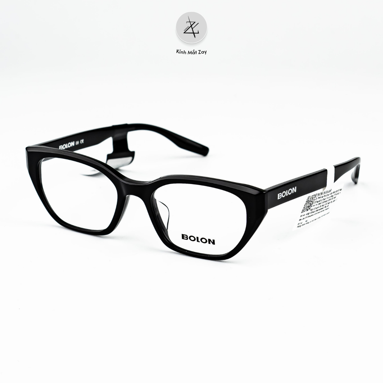  Gọng kính Bolon BF3000 dáng mắt mèo nhựa acetate chính hãng fullbox 