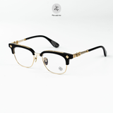  Gọng kính nửa khung Chrome Hearts Bonennoisseur II bạc 925 dáng vuông cao cấp fullbox 