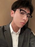 Gọng kính nửa khung Chrome Hearts Bonennoisseur II bạc 925 dáng vuông cao cấp fullbox 