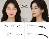  Gọng kính Oakley Moonglow 0OX3006 dáng vuông kim loại C-5™ Alloy chính hãng fullbox 