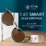  Tròng kính Rocky Đổi màu Nâu Mỏng Lọc ánh sáng xanh 1.61 ASP chính hãng 