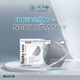  Tròng kính Rocky Đổi màu Khói Lọc ánh sáng xanh 1.56 ASP chính hãng 