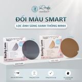  Tròng kính Rocky Đổi màu Nâu Mỏng Lọc ánh sáng xanh 1.61 ASP chính hãng 