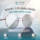  Tròng kính Rocky Đổi màu Khói/Nâu Lọc ánh sáng xanh 1.56 1.61 1.67 ASP chính hãng 