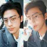  Gọng kính GM Martin dáng phi công titanium 