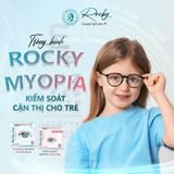  Tròng Kính Rocky Kiểm Soát Cận Thị Cho Trẻ Em 1.56 Dgital 360 độ Defocus chính hãng 