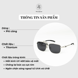  Kính mát New Balance NB01085ZX dáng phi công titanium chính hãng fullbox 