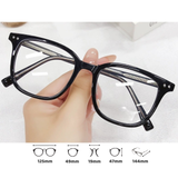  Gọng kính Zay Eyewear TR 17133 dáng vuông nhựa TR90 phong cách hàn quốc 