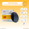  Tròng kính Đổi màu khói Lọc ánh sáng xanh Mỏng 1.60 Kodak FSV EvoBlue Gray Clean&Clear Mỹ chính hãng 