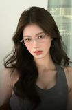  Gọng kính Zay Eyewear B-7003 Titanium dáng oval phong cách thời trang cao cấp 