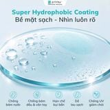  Tròng kính Zinmy Chống ánh sáng xanh Mỏng 1.67 AS UV400 Blue Control chính hãng 