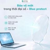  Tròng kính Zinmy Chống ánh sáng xanh Mỏng 1.67 AS UV400 Blue Control chính hãng 