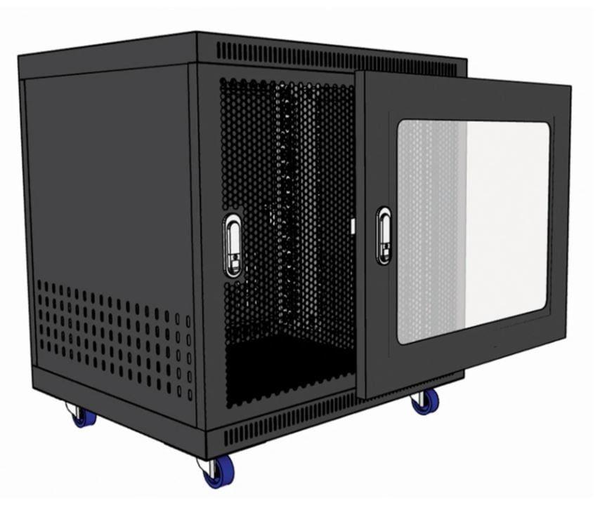 Tủ Rack chứa thiết bị mạng và âm thanh 