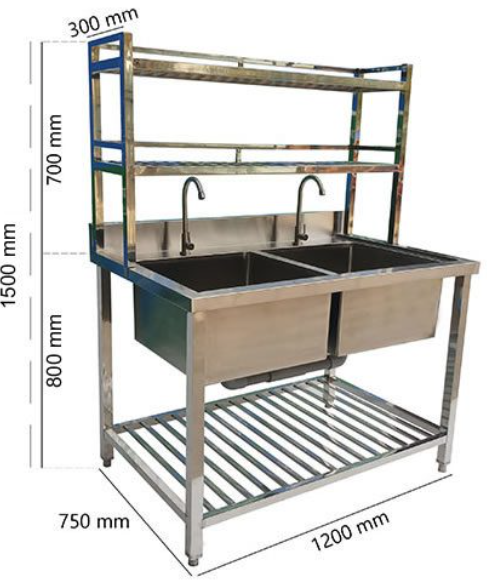  Lavabo đôi rửa tay 