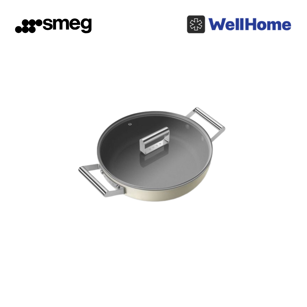  Chảo sâu lòng 2 tay cầm SMEG 
