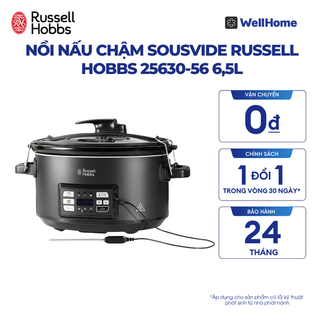  NỒI NẤU CHẬM SOUSVIDE RUSSELL HOBBS 25630-56 6,5L 