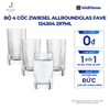  BỘ 4 CỐC ZWIESEL ALLROUNDGLAS FAVE 124304 297ML 