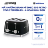  MÁY NƯỚNG BÁNH MÌ SMEG 50'S RETRO STYLE TSF03BLEU - 4 NGĂN MÀU ĐEN 