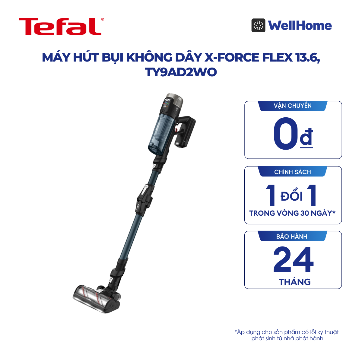  Máy hút bụi không dây X-Force Flex 13.6, TY9AD2WO 