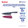  Bộ 2 dao phủ chống dính Tefal Fresh Kitchen K122S205, Santoku 12cm/đầu bếp 15cm 