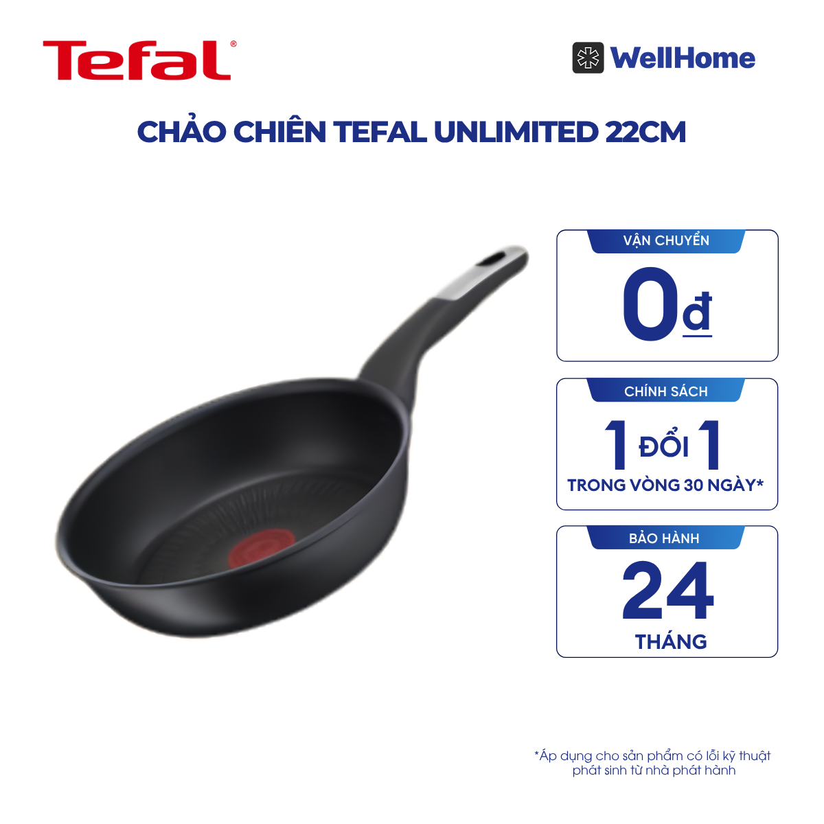  Chảo chiên Tefal Unlimited 22cm 
