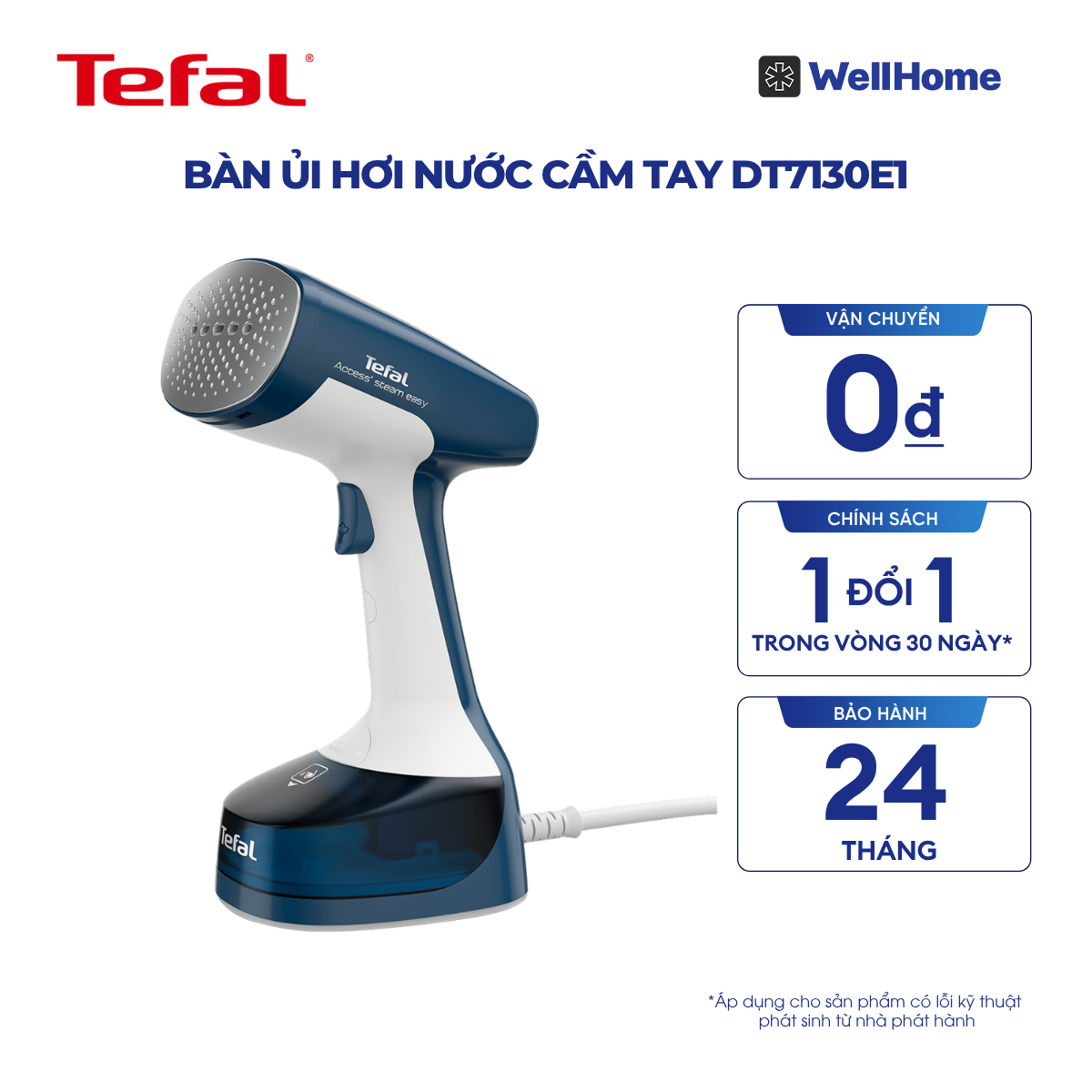  Bàn ủi hơi nước cầm tay DT7130E1 