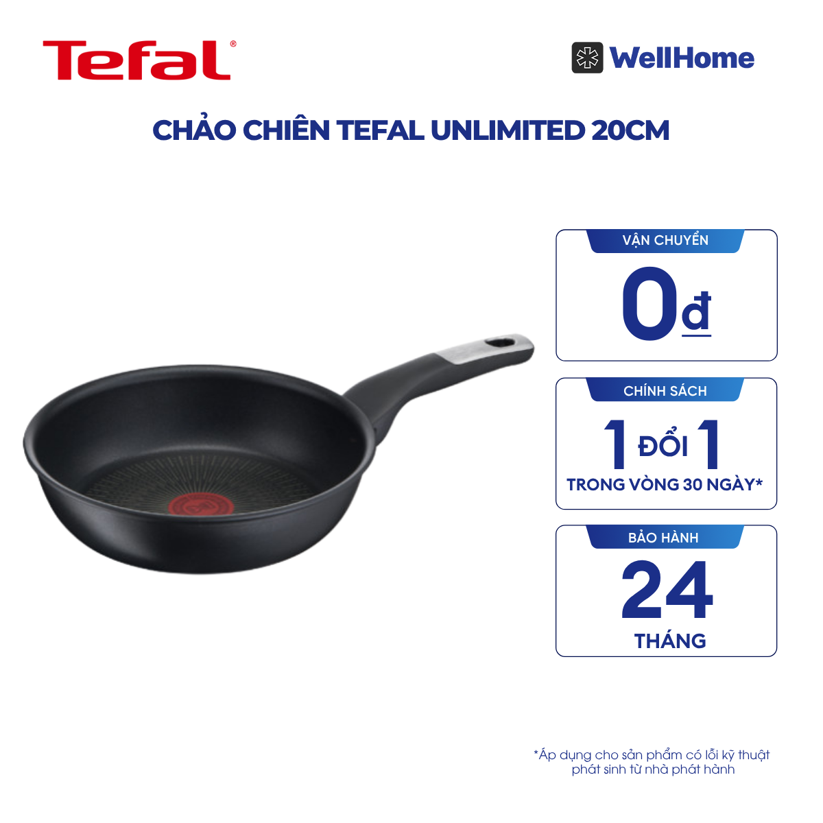  Chảo chiên Tefal Unlimited 20cm 