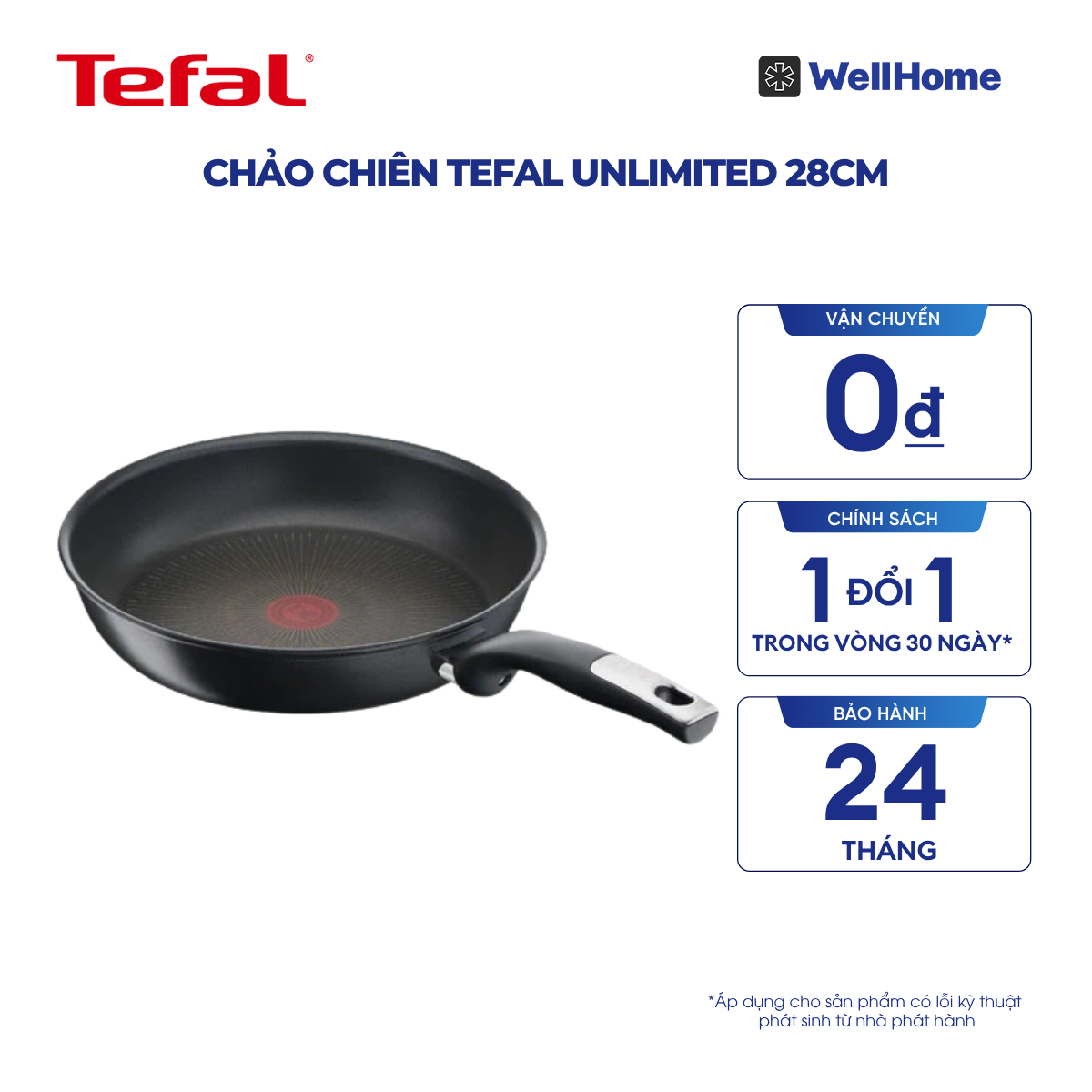  Chảo chiên Tefal Unlimited 28cm 