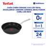  Chảo chiên ceramic cao cấp Tefal EXCELLENCE+ CERAMIC G2150623, 28cm, Fusion Core, cán inox 