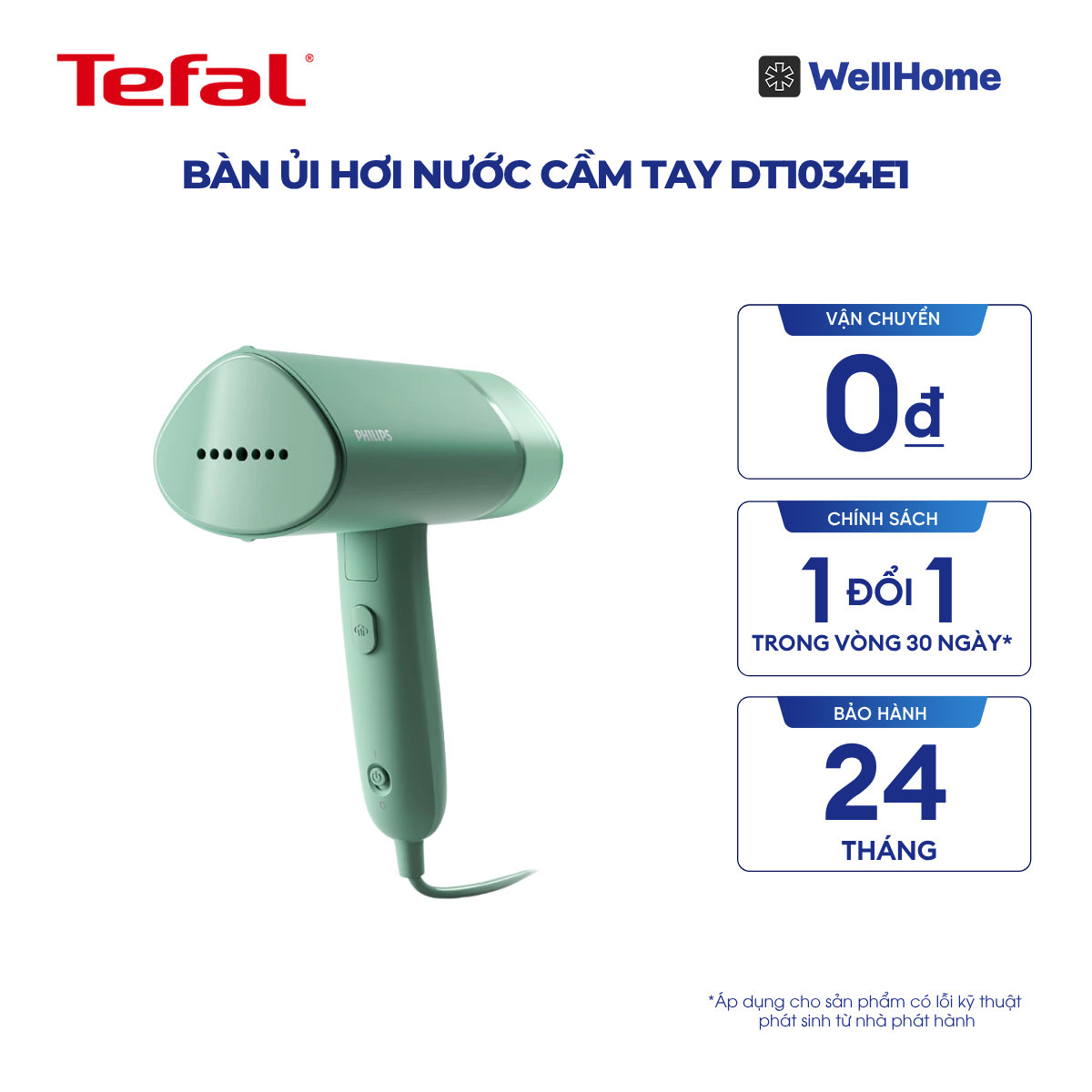  Bàn ủi hơi nước cầm tay DT1034E1 