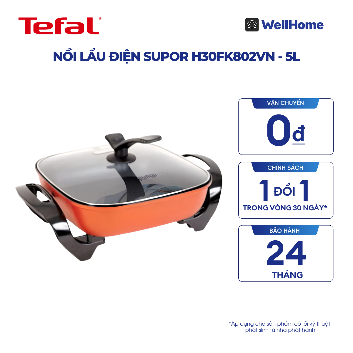  Nồi lẩu điện Supor H30FK802VN - 5L 