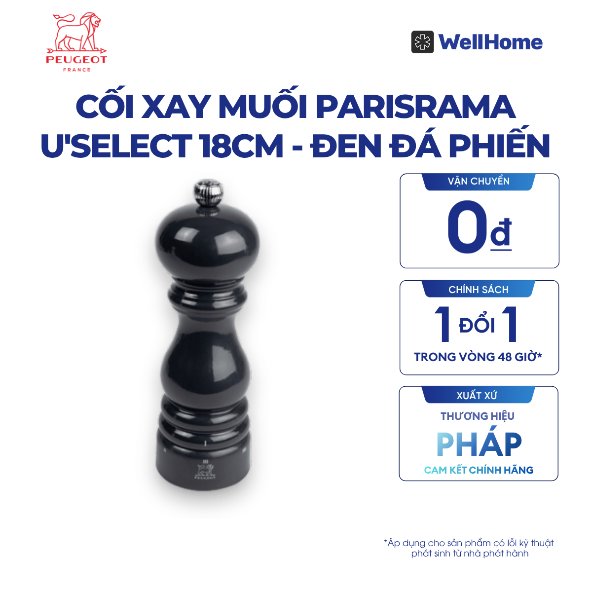  CỐI XAY TIÊU PARISRAMA U'SELECT 18CM 
