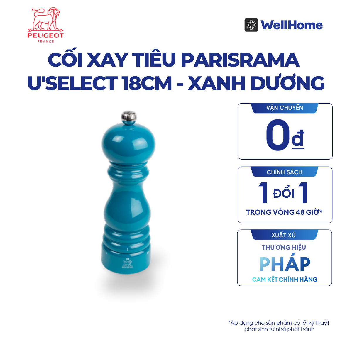  CỐI XAY TIÊU PARISRAMA U'SELECT 18CM 