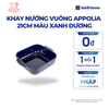  KHAY NƯỚNG CHỮ NHẬT APPOLIA 21CM MÀU XANH DƯƠNG 