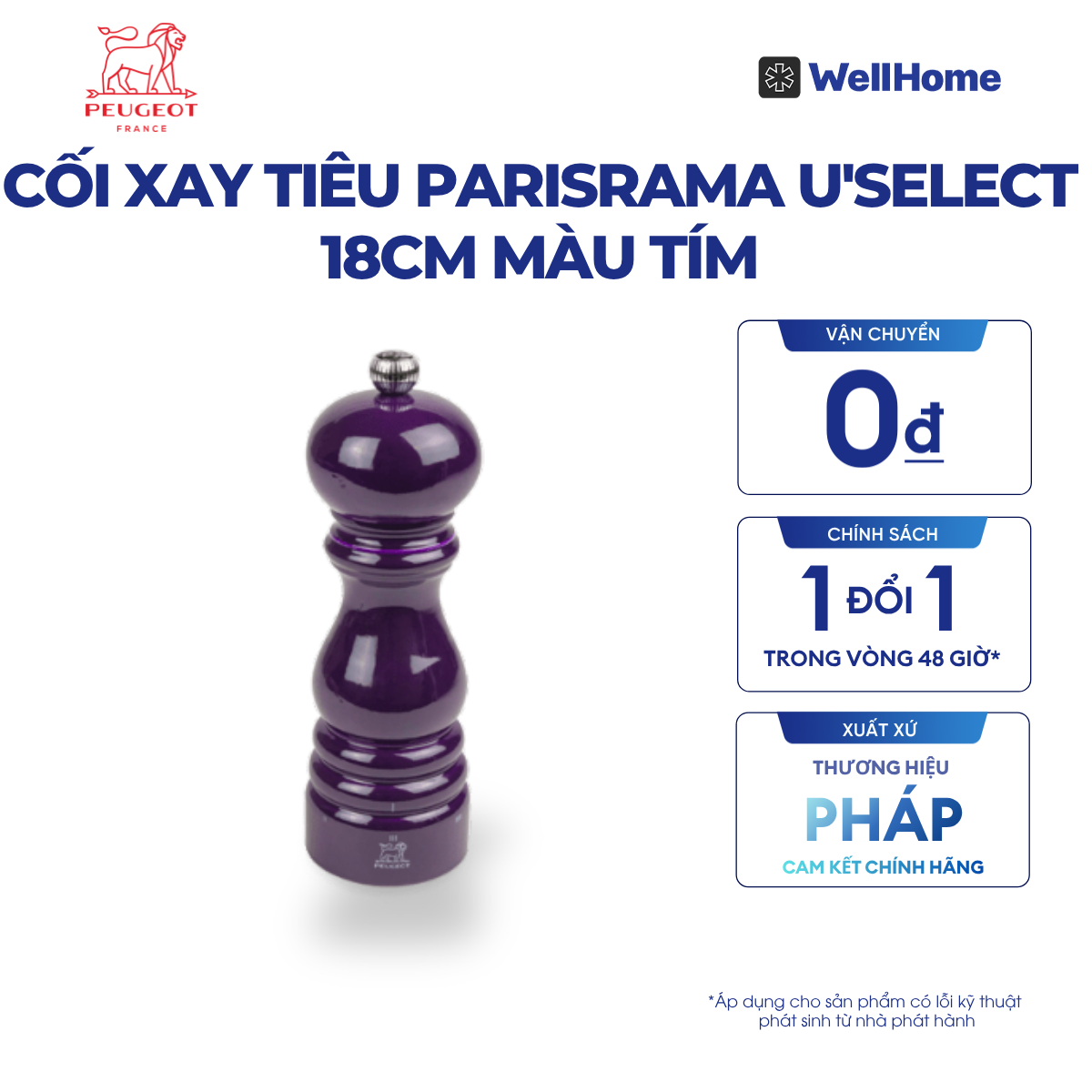  CỐI XAY TIÊU PARISRAMA U'SELECT 18CM 