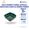  KHAY NƯỚNG VUÔNG APPOLIA 28CM - MÀU XANH LÁ GREEN FOREST 