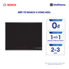  Bếp từ Bosch 3 vùng nấu PID775DC1E - Series 8 (70cm) 