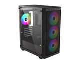  CASE ID-COOLING WARE 300 ARGB BLACK 4FA 