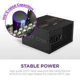  NGUỒN NZXT C750W BRONZE ATX 3.1 