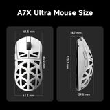 Chuột Gaming MCHOSE A7X Ultra Wireless - Black - 3 Modes 