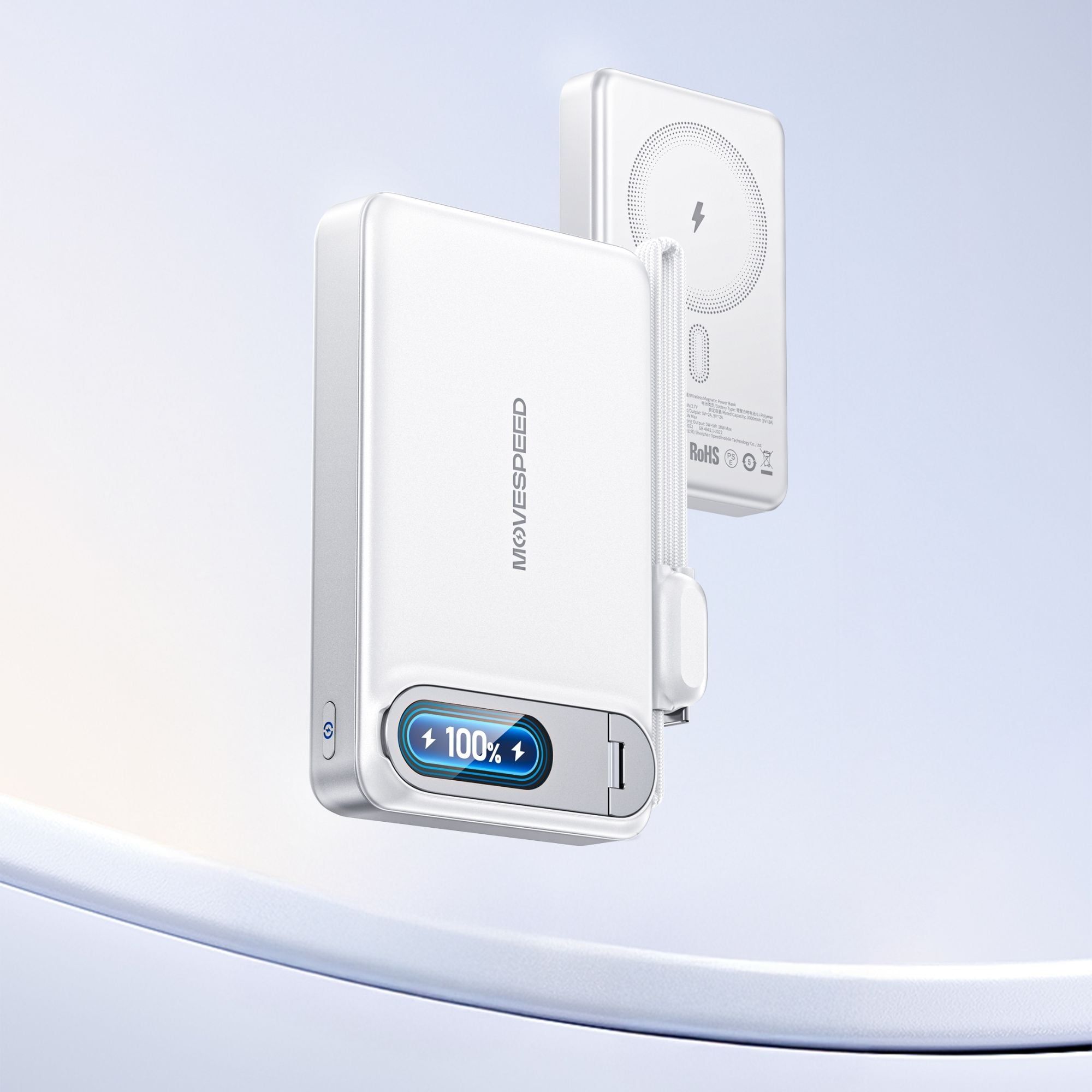  SẠC DỰ PHÒNG TỪ TÍNH MOVESPEED MSP24 - 10.000mAh / 40W / Qi 2.2 