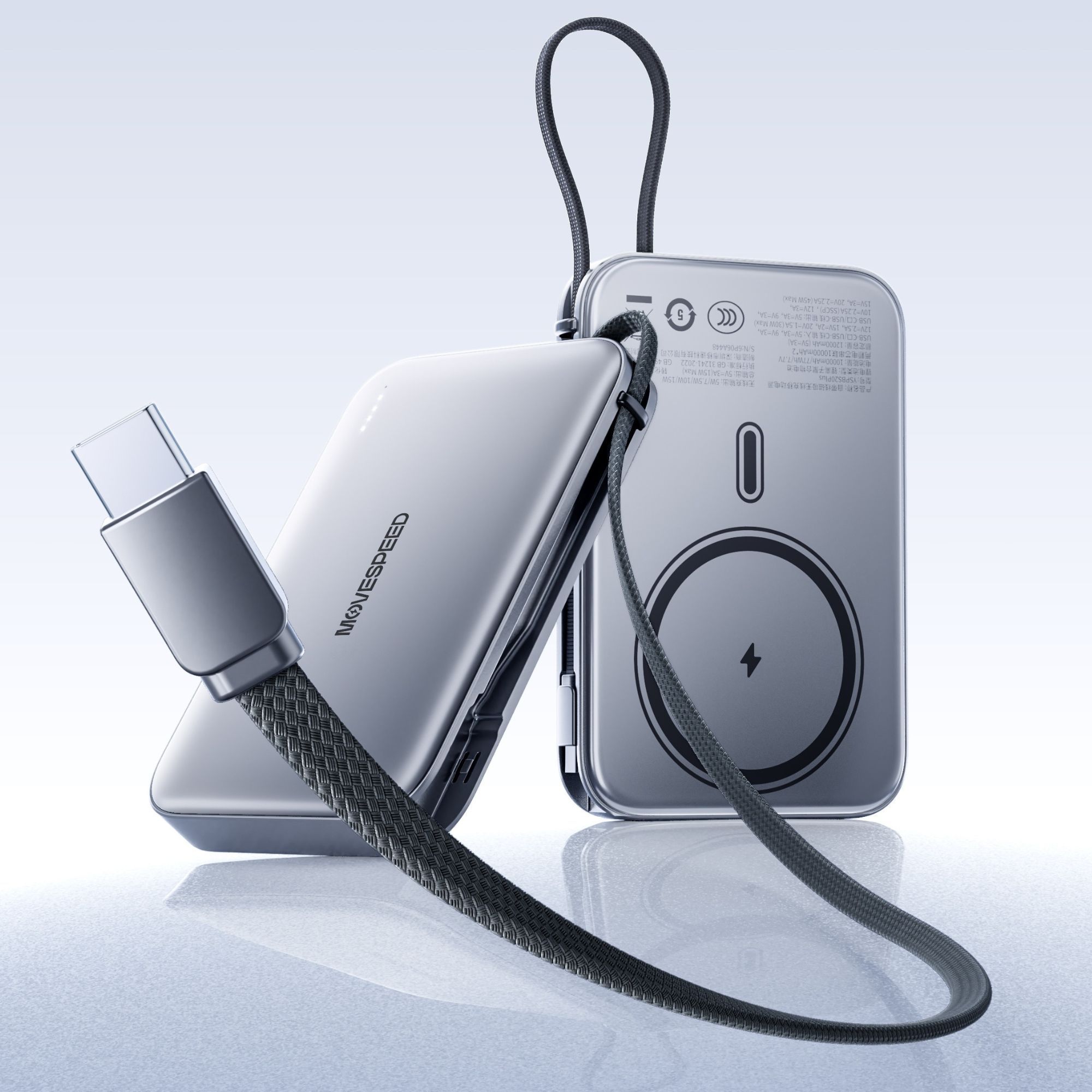  SẠC DỰ PHÒNG TỪ TÍNH MOVESPEED S20 PLUS - 20.000mAh / 45W 